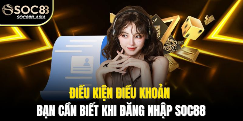 Điều kiện điều khoản bạn cần biết khi đăng nhập Soc88